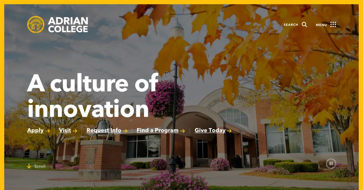 Adrian College campus
