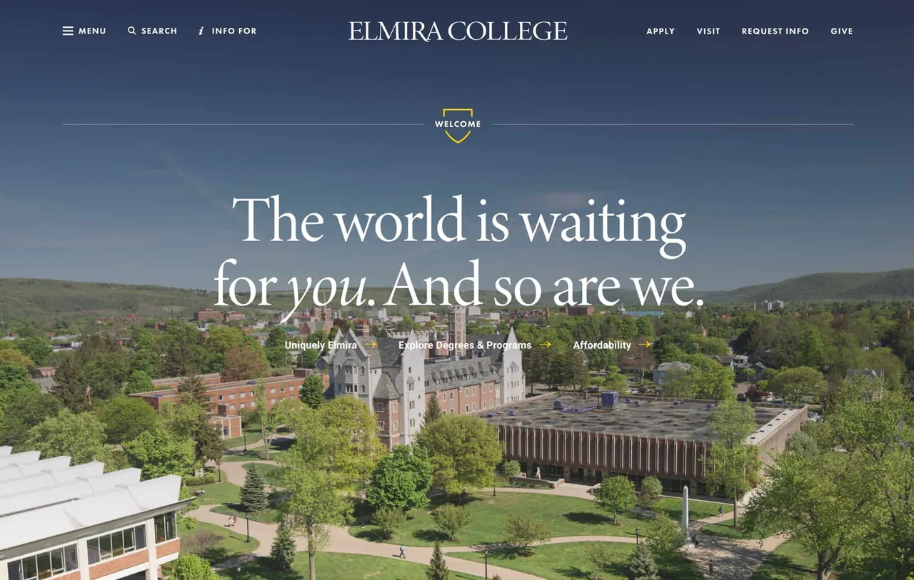 Elmira College campus