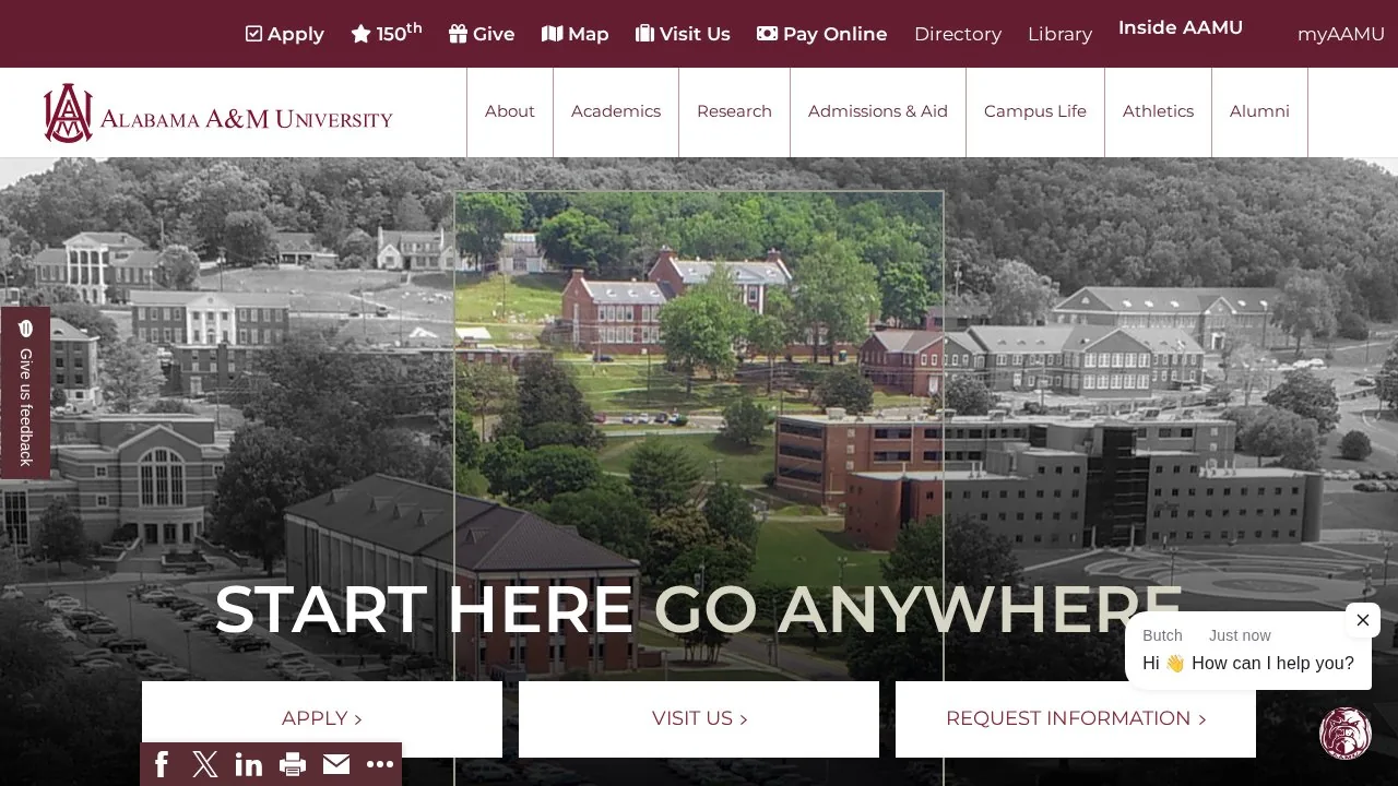 Alabama Agricultural and Mechanical University campus