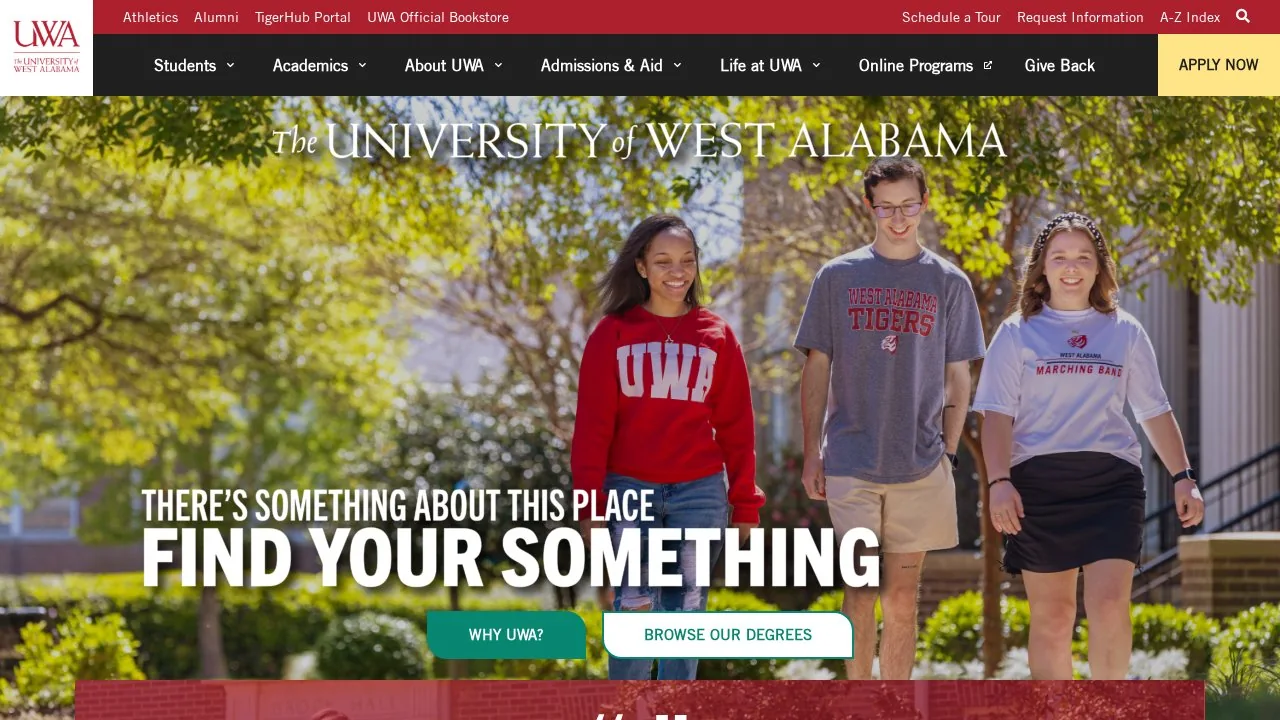 University of West Alabama campus