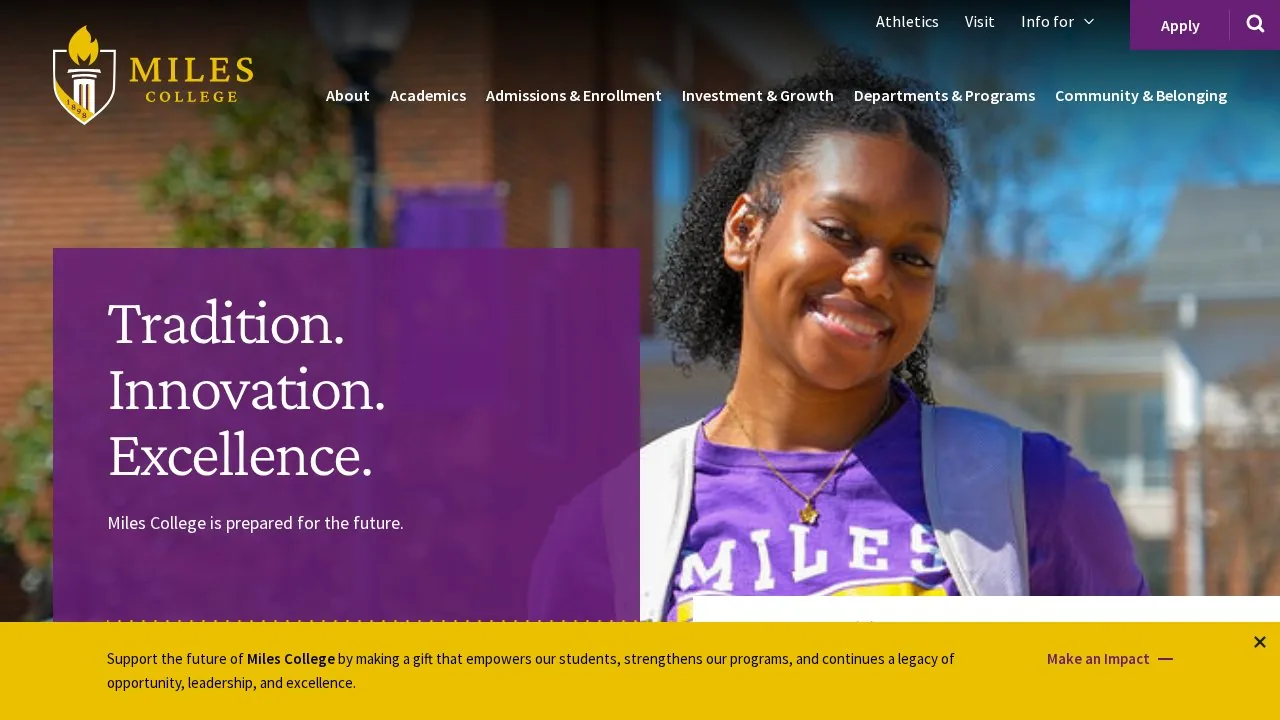 Miles College campus