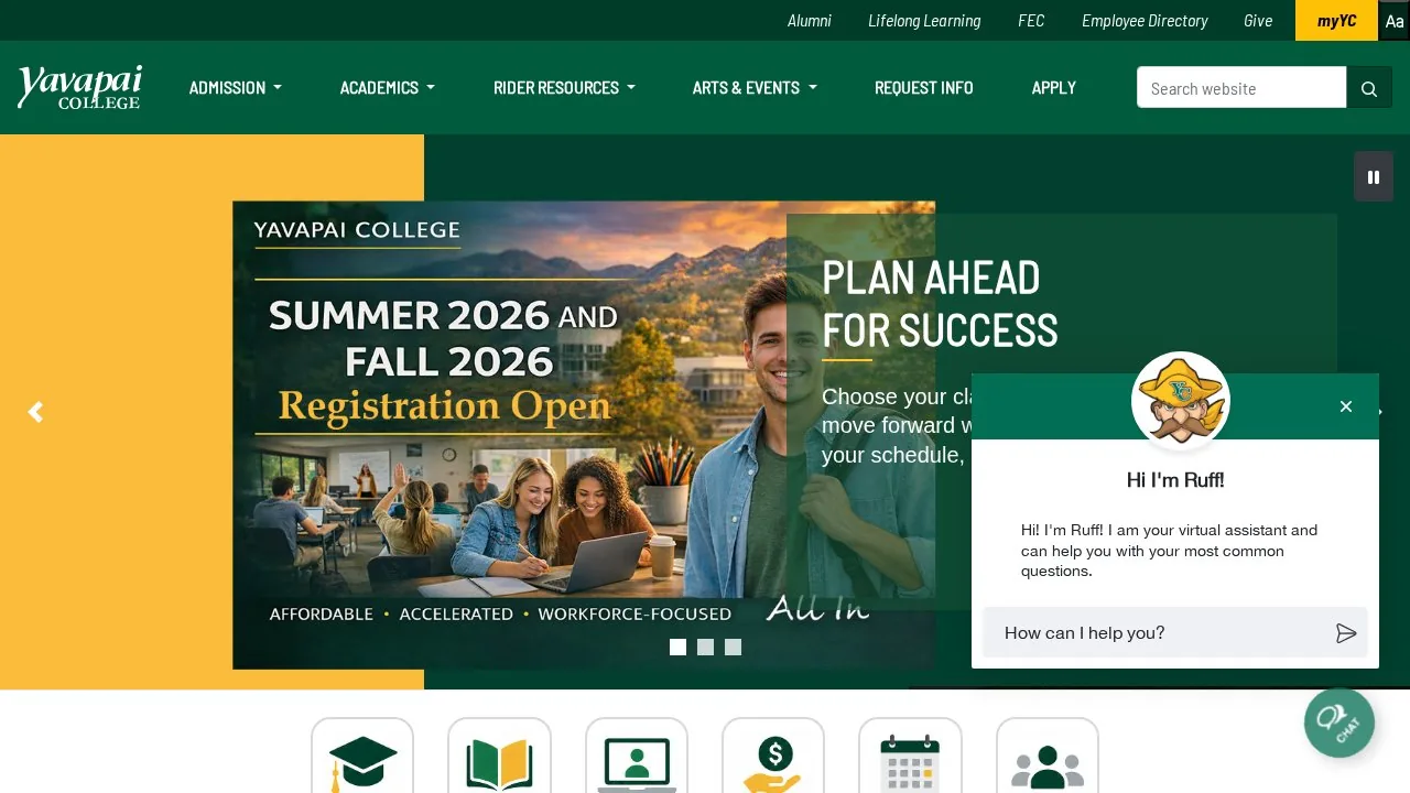 Yavapai College campus