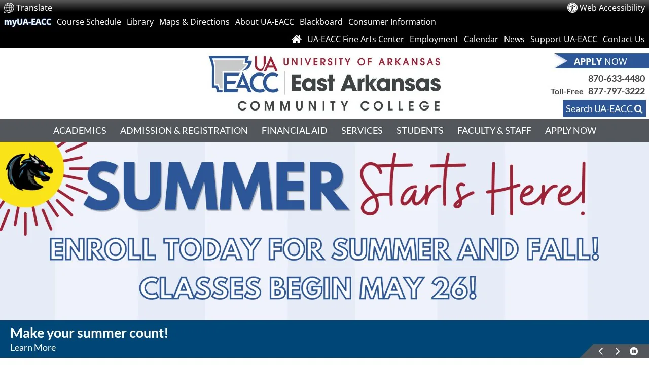 East Arkansas Community College campus