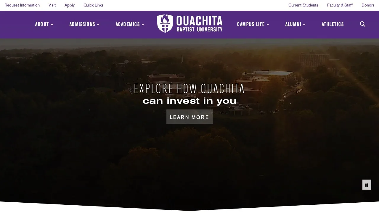 Ouachita Baptist University campus