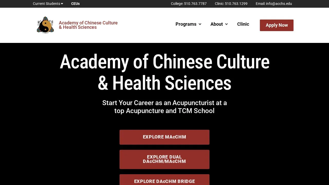 Academy Of Chinese Culture And Health Sciences campus