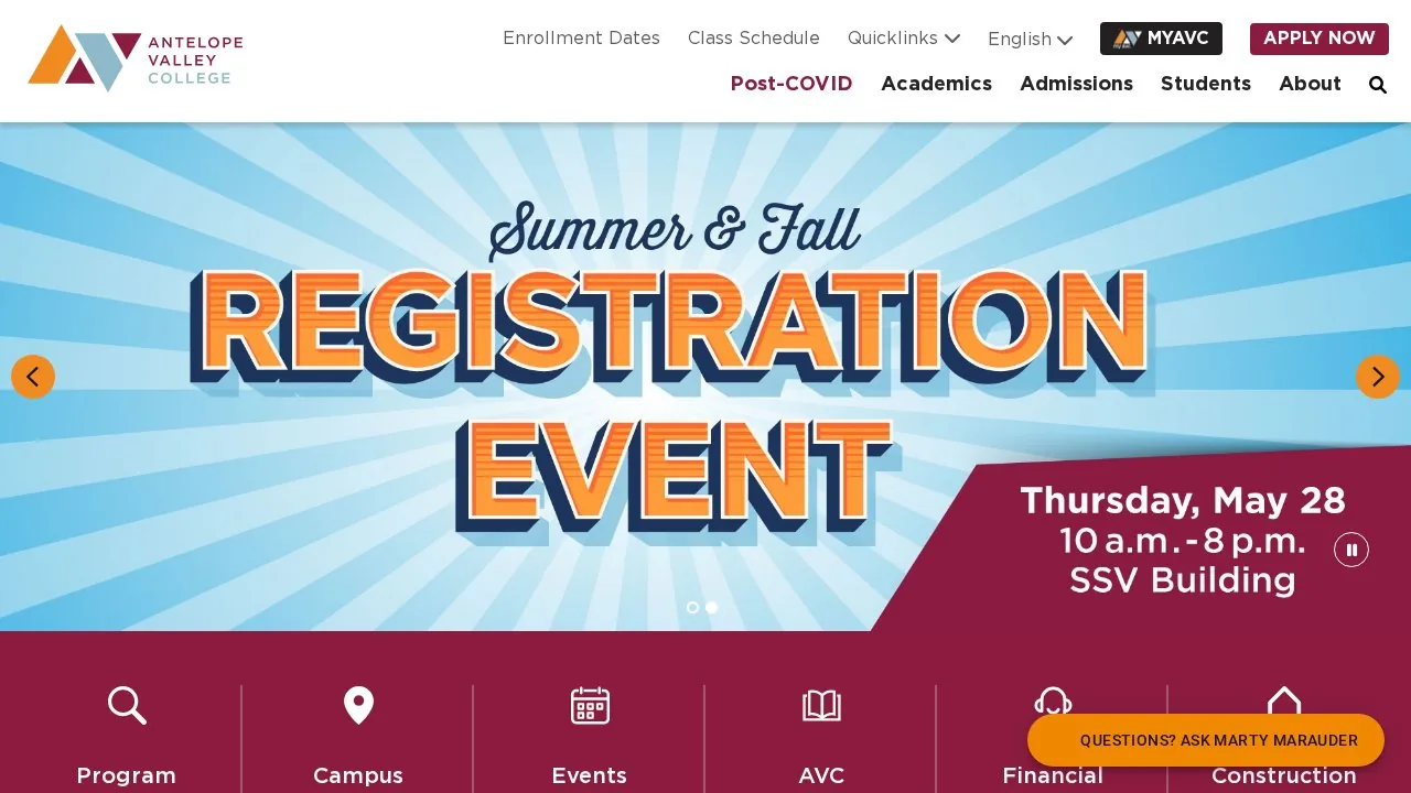 Antelope Valley College campus