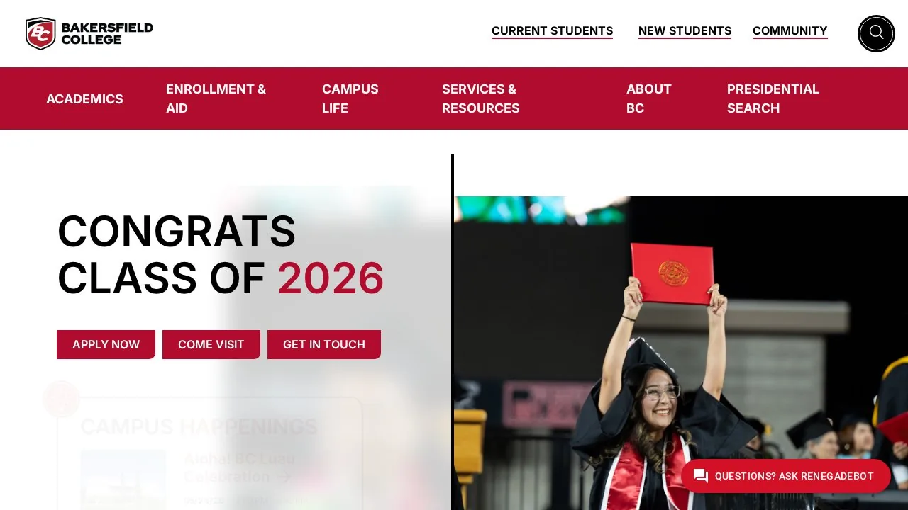 Bakersfield College campus