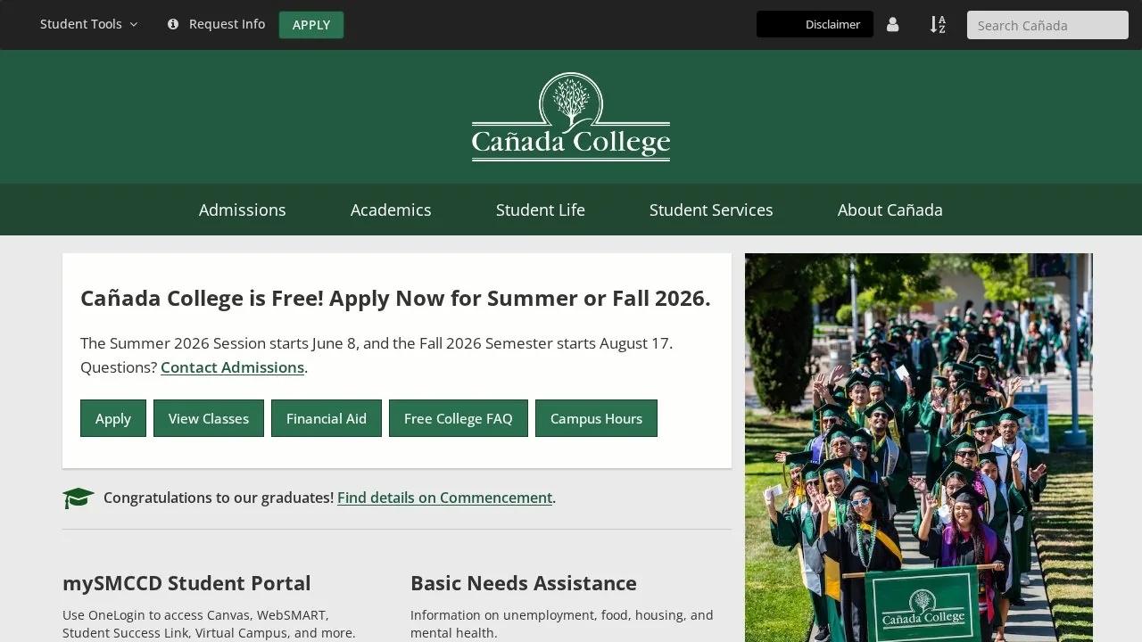 Canada College campus