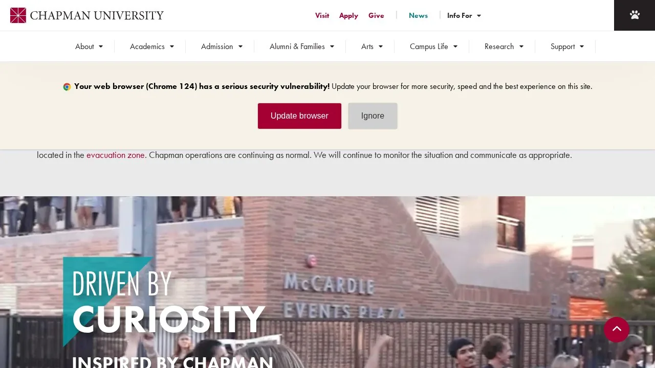 Chapman University campus