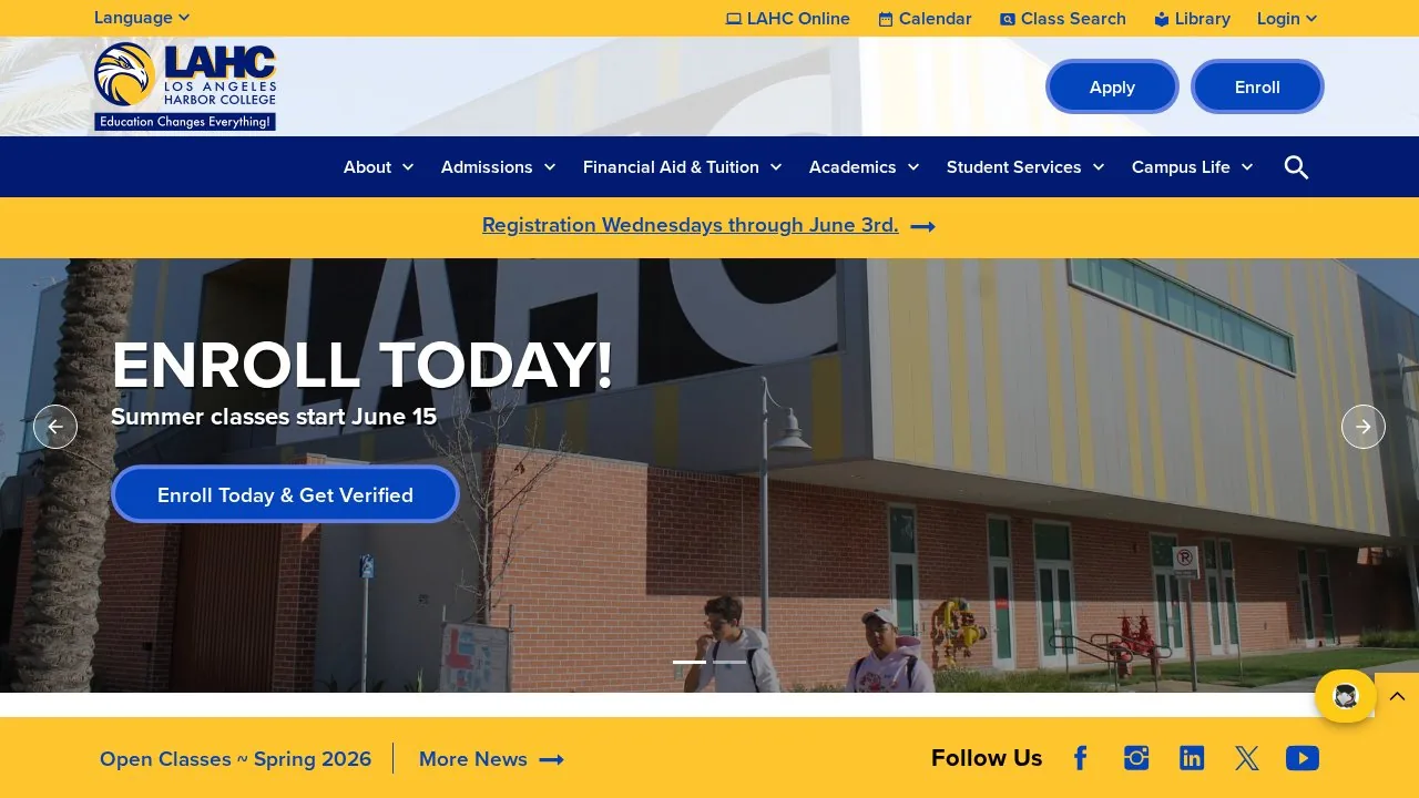 Los Angeles Harbor College campus