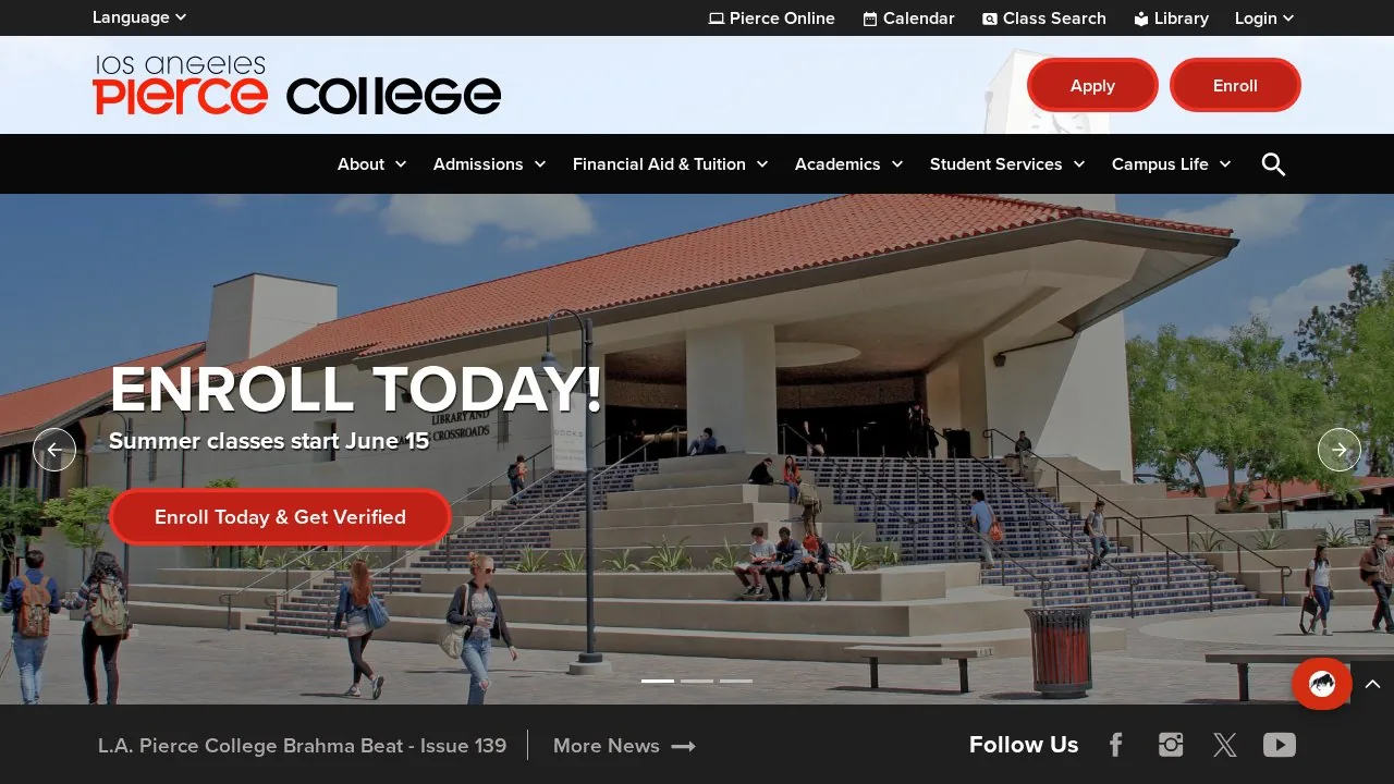 Los Angeles Pierce College campus