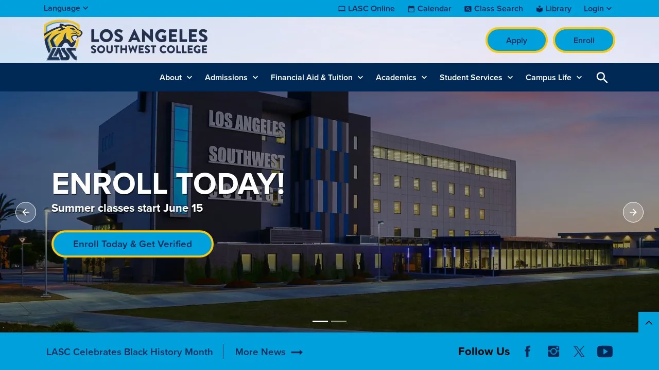 Los Angeles Southwest College campus