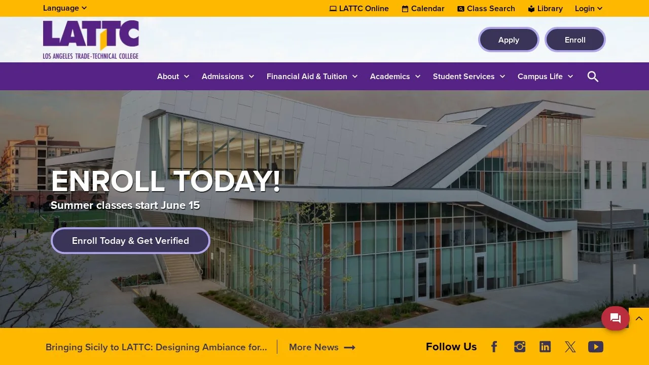 Los Angeles Trade and Technical College campus