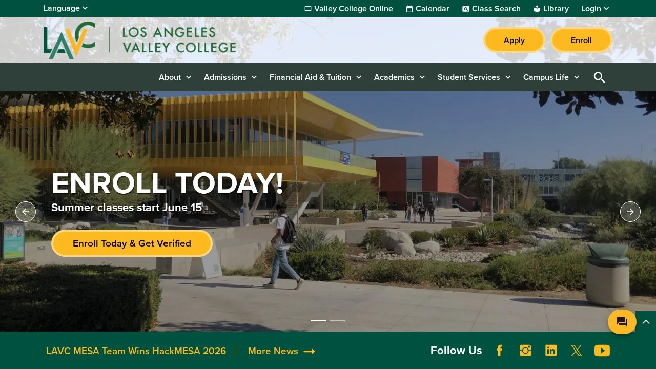 Los Angeles Valley College campus