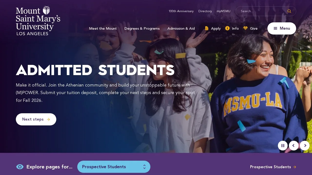 Mount Saint Mary's University campus
