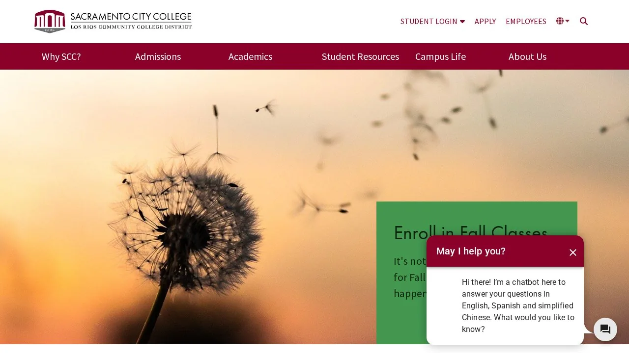Sacramento City College campus