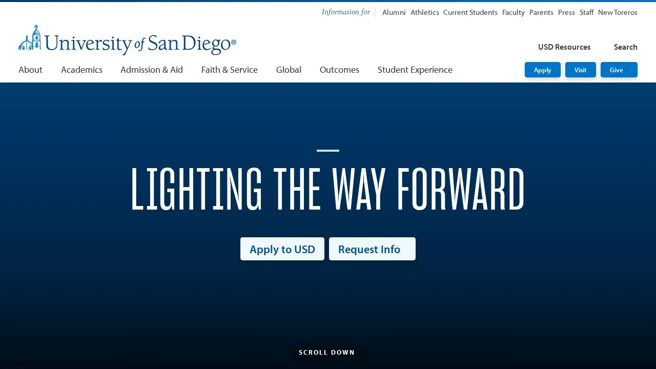 University of San Diego campus