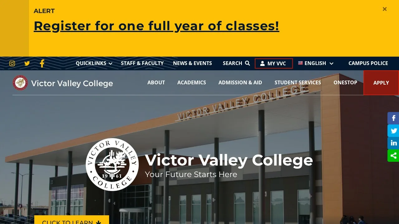 Victor Valley College campus