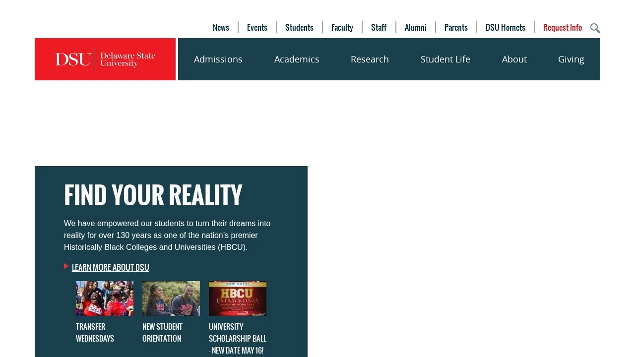 Delaware State University campus