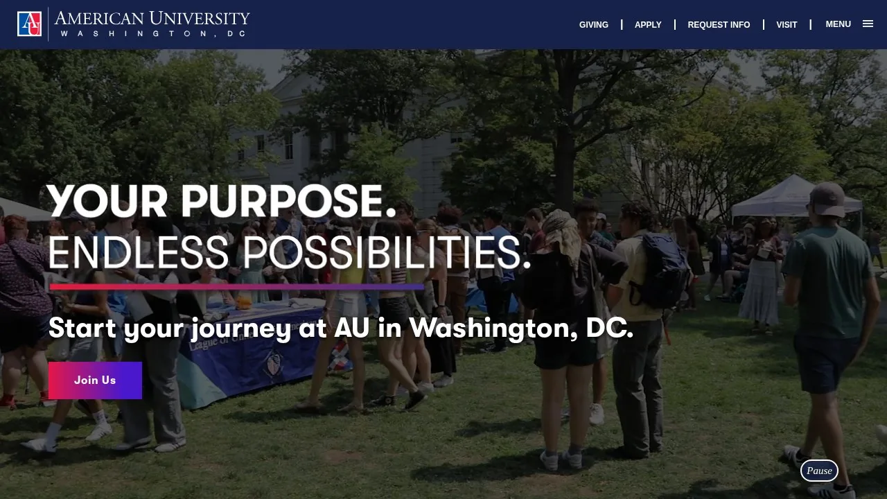 American University campus