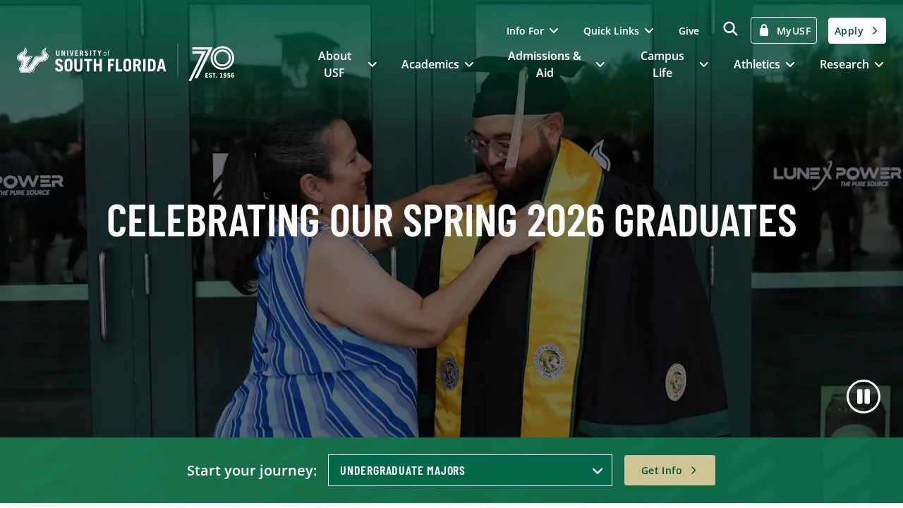 University of South Florida campus