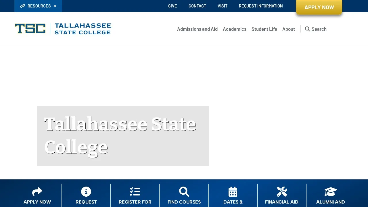 Tallahassee State College campus