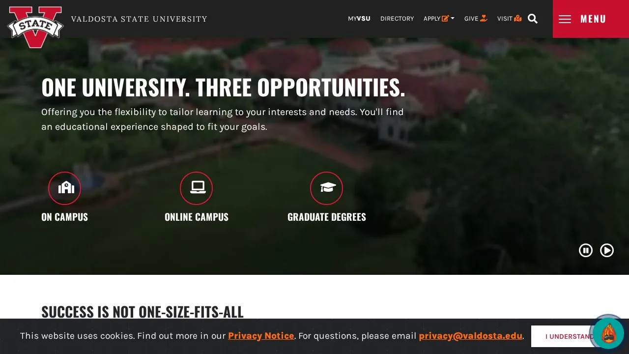 Valdosta State University campus
