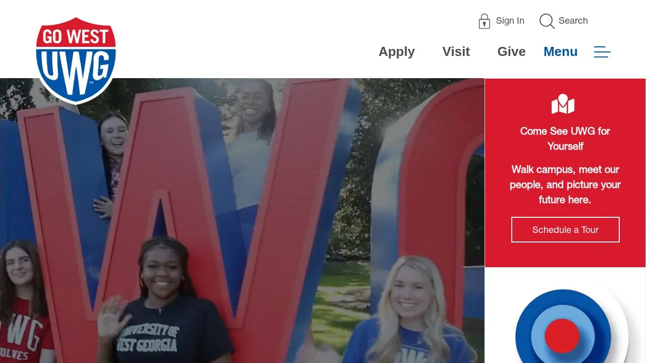 University of West Georgia campus