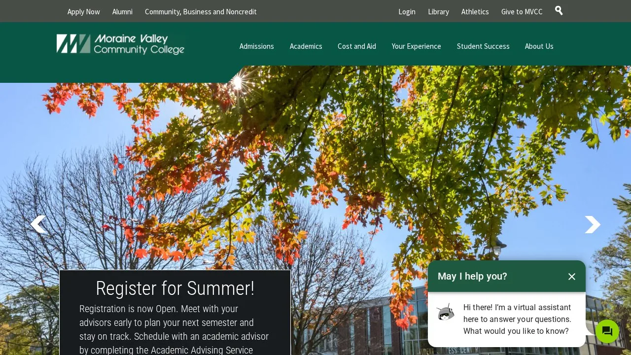 Moraine Valley Community College campus