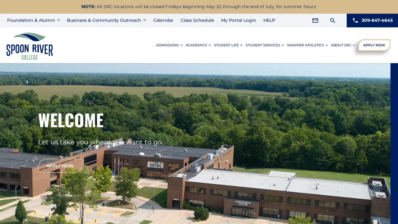Spoon River College campus
