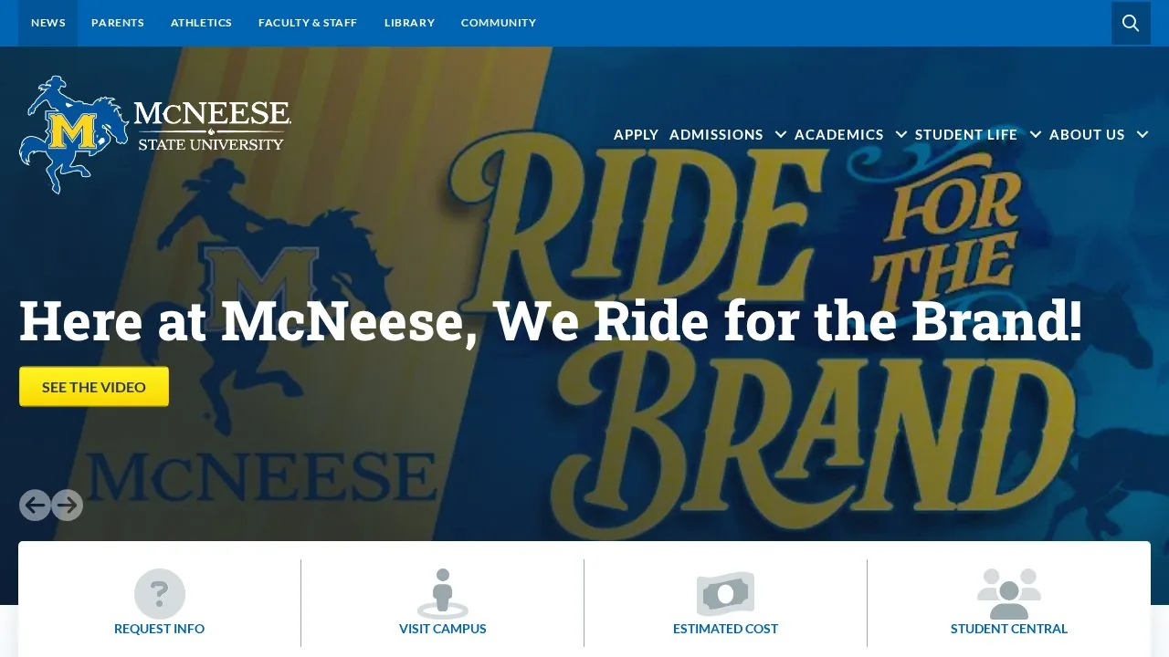 McNeese State University campus