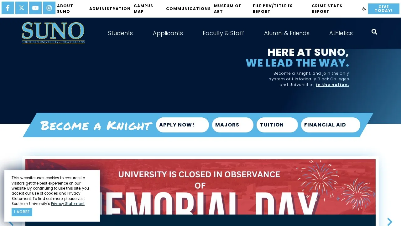 Southern University at New Orleans campus