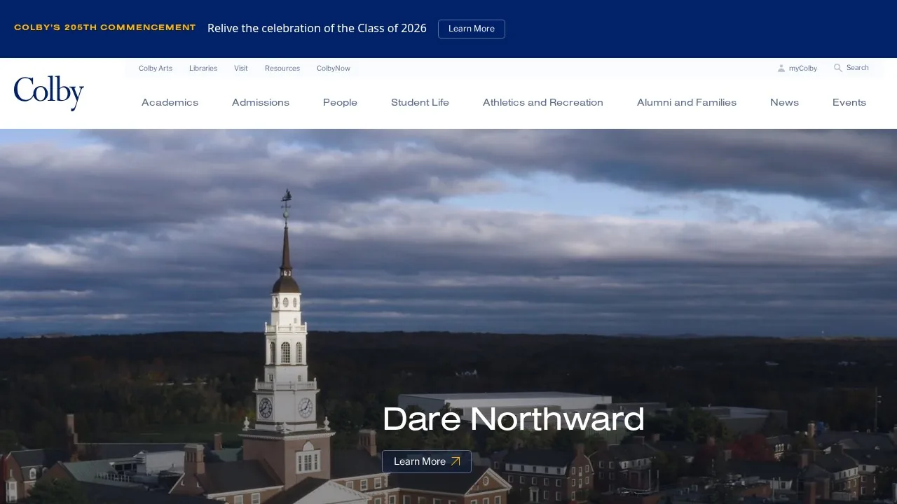Colby College campus