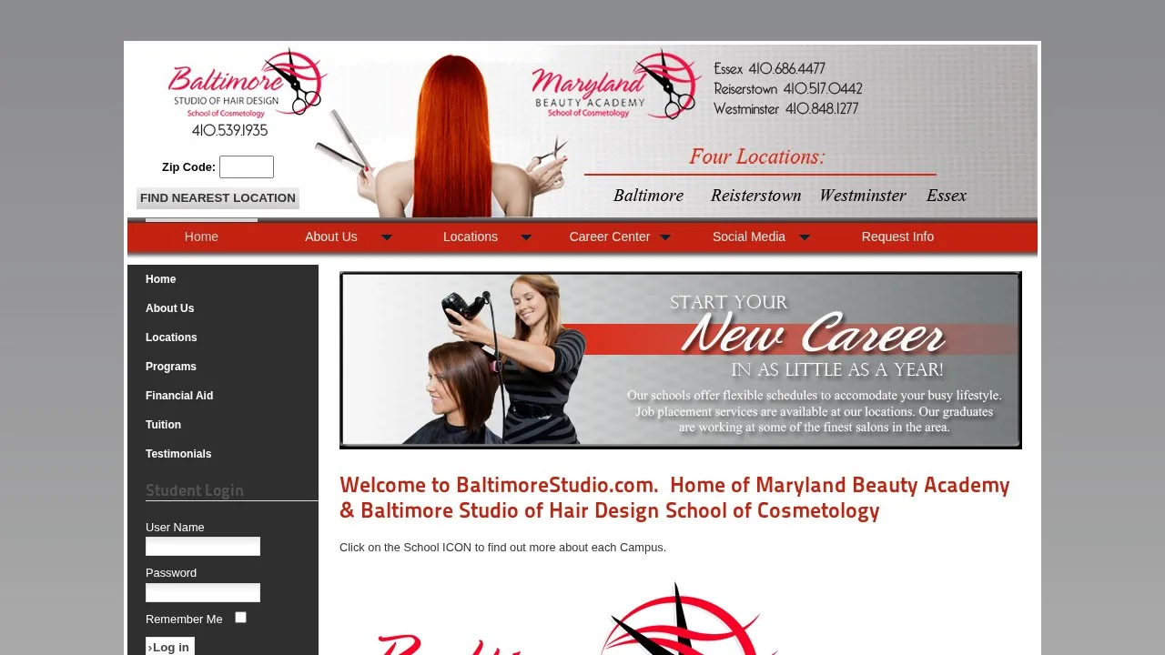 Baltimore Studio Of Hair Design campus