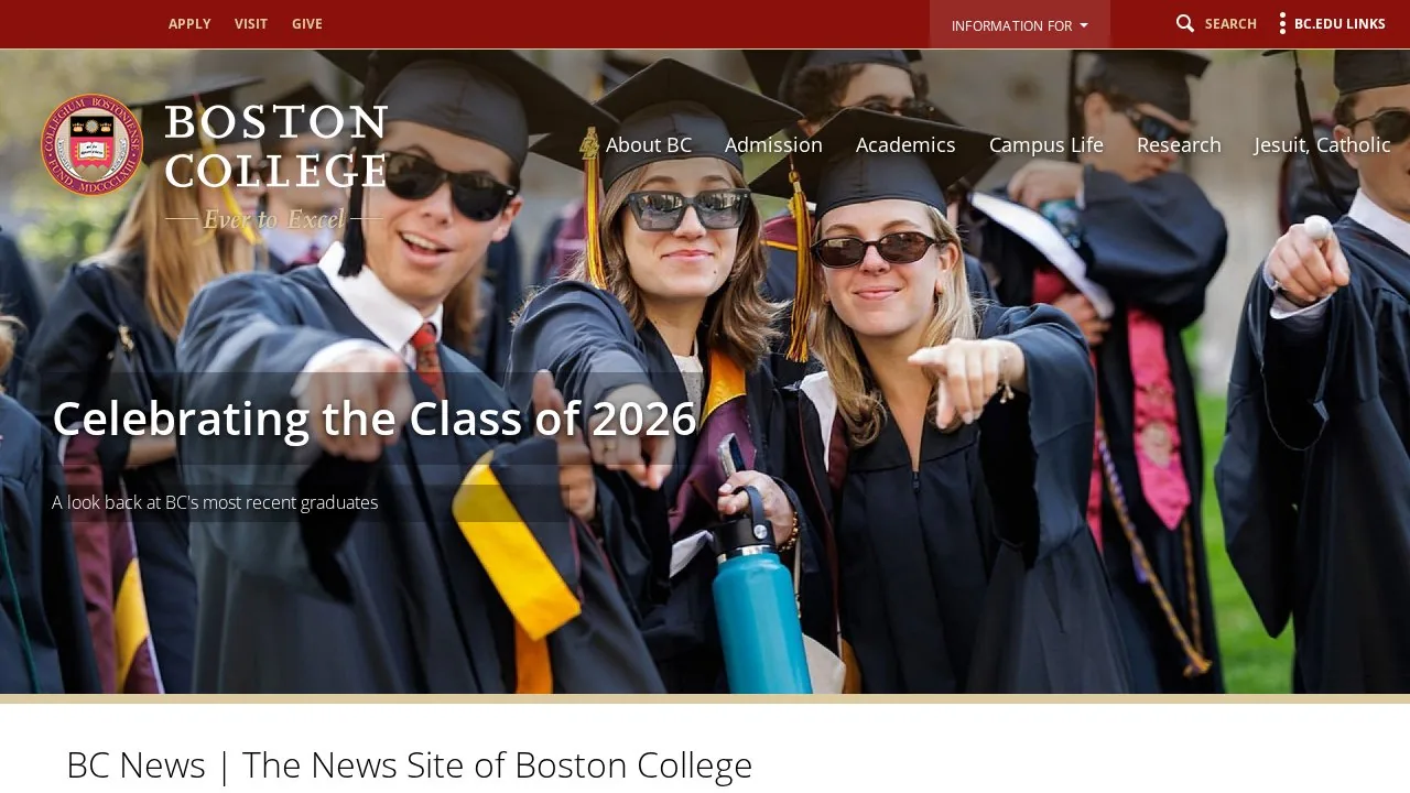 Boston College campus
