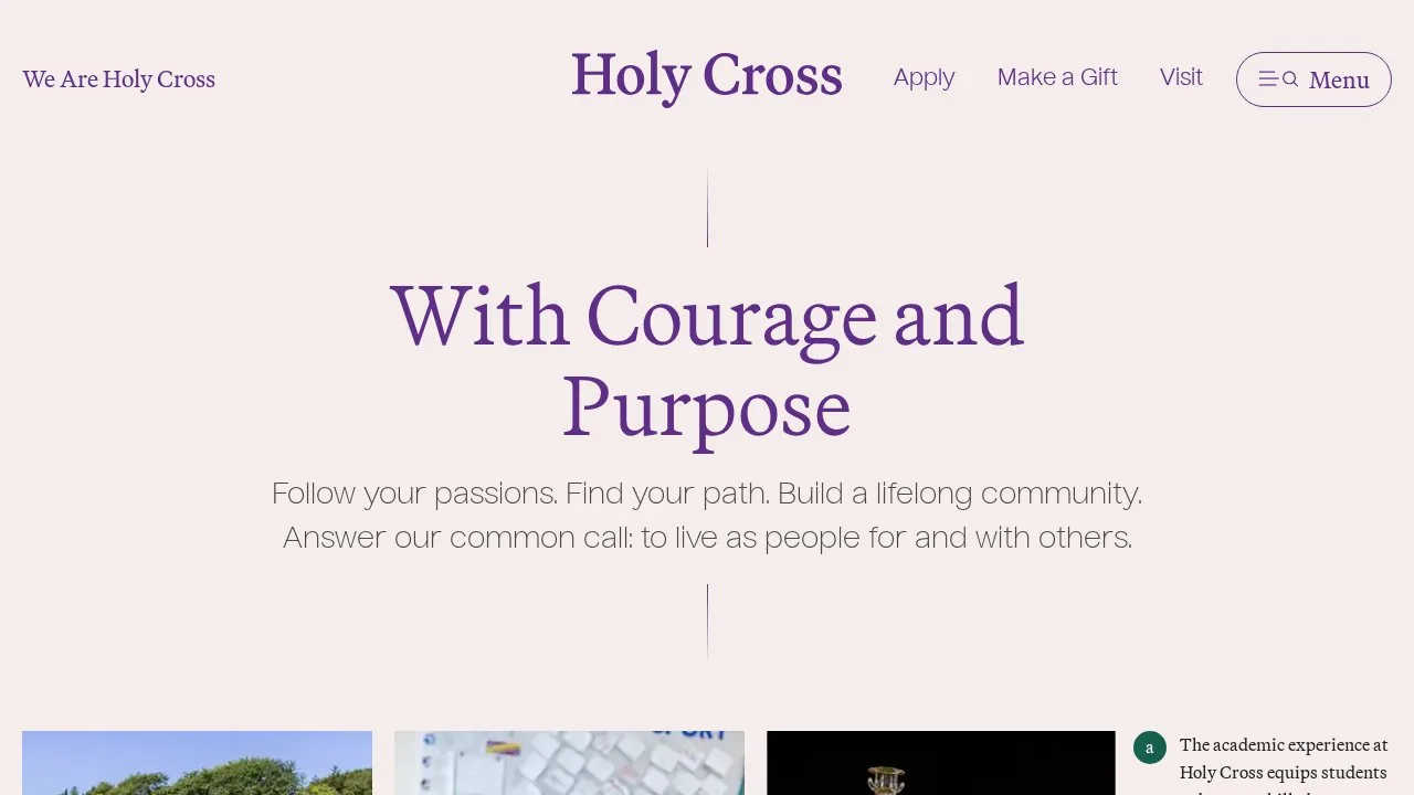 College of the Holy Cross campus