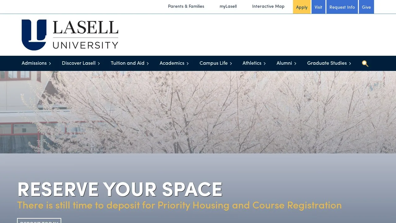 Lasell University campus