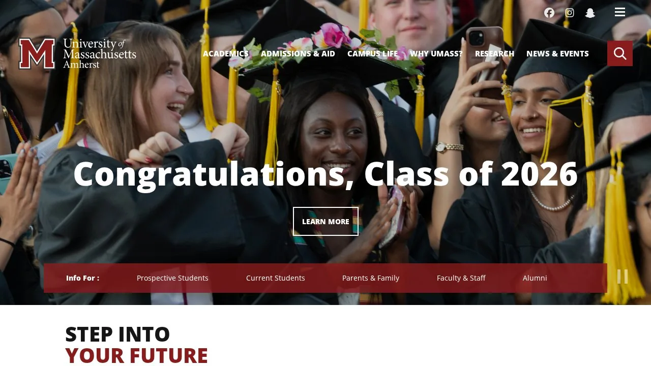 University of Massachusetts Amherst campus