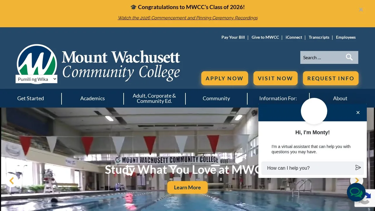 Mount Wachusett Community College campus