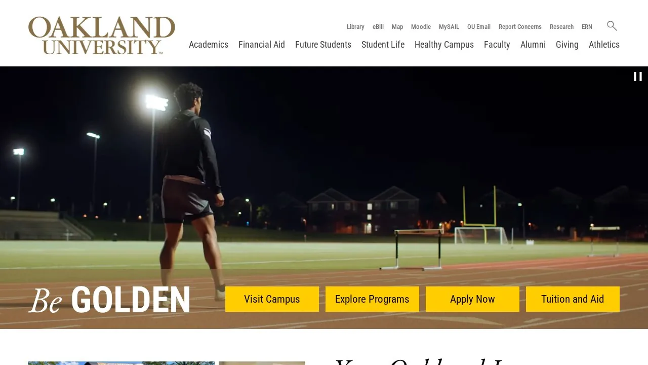 Oakland University campus