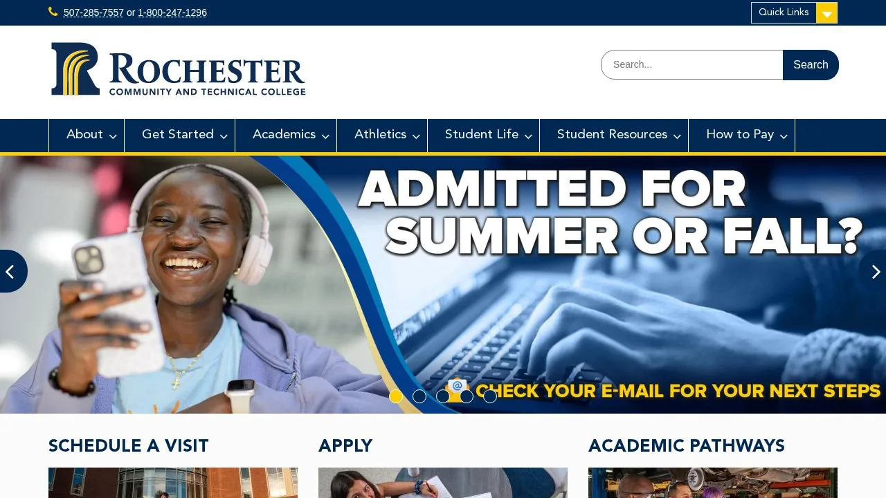 Rochester Community and Technical College campus