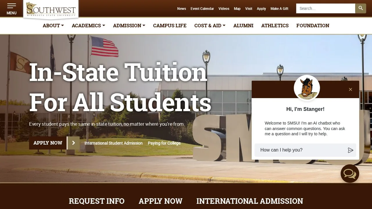 Southwest Minnesota State University campus