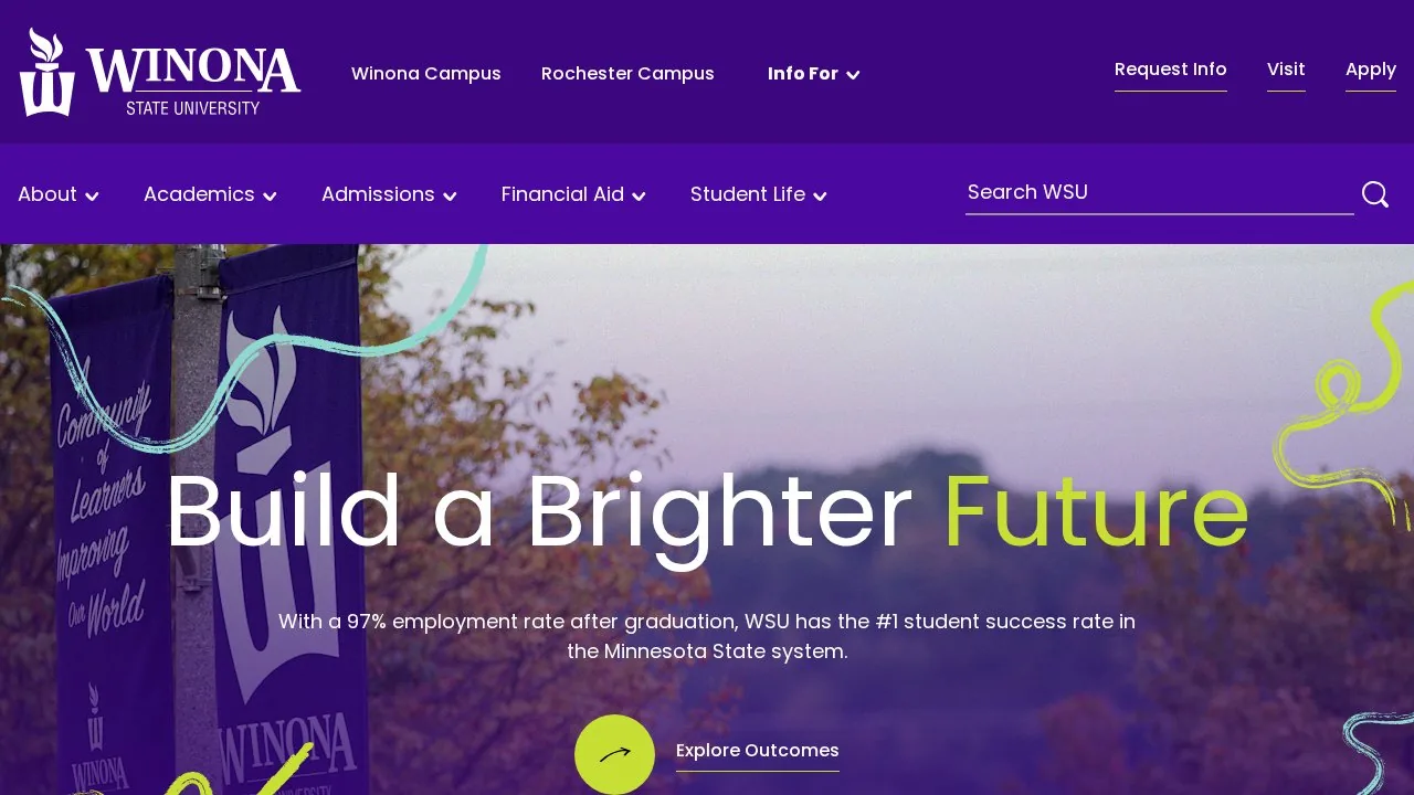 Winona State University campus