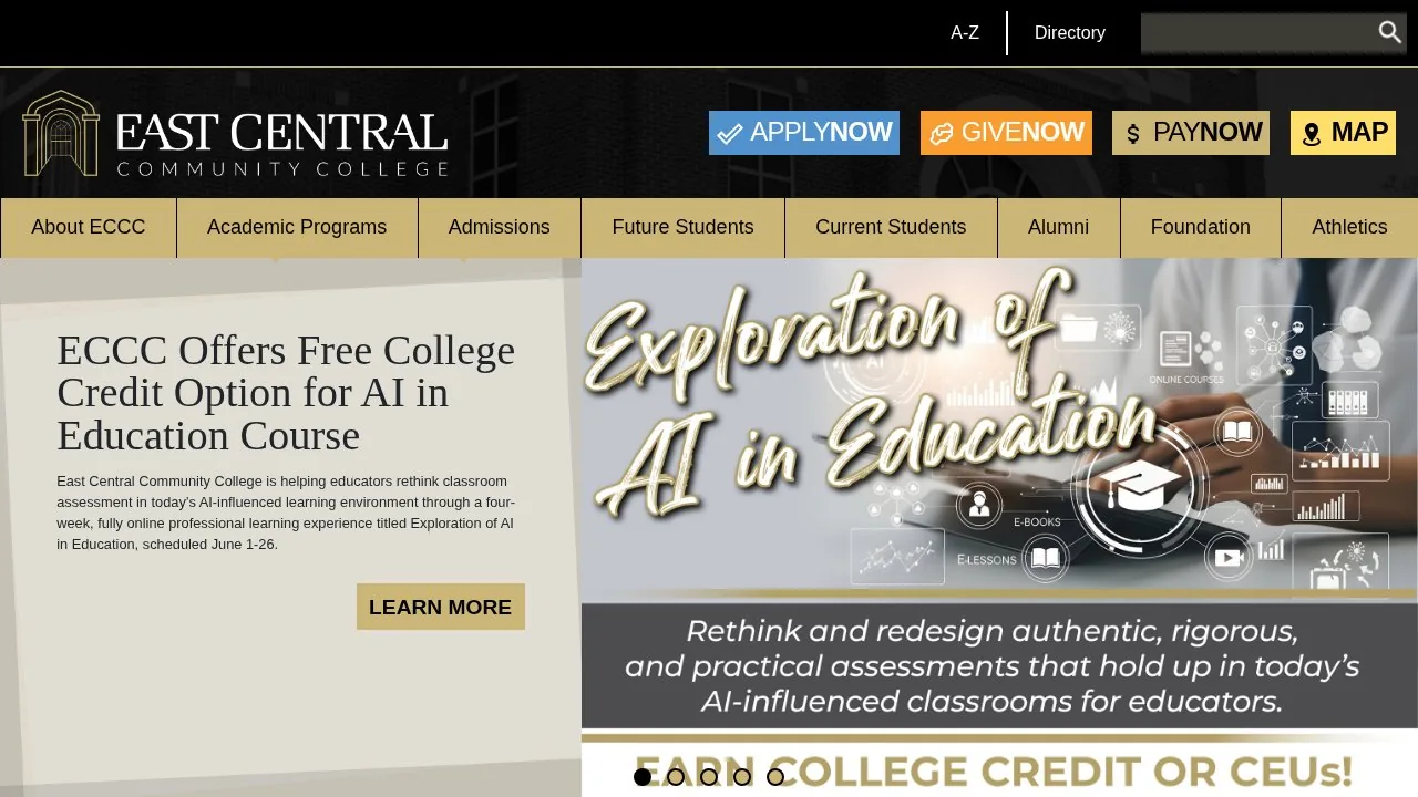East Central Community College campus