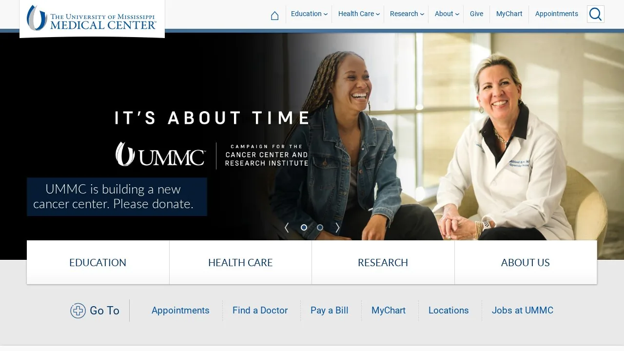 University of Mississippi Medical Center campus