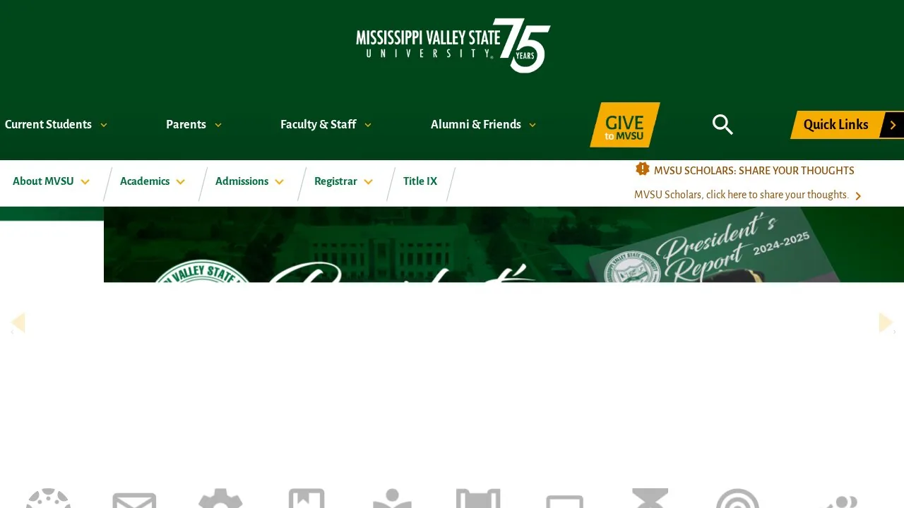 Mississippi Valley State University campus