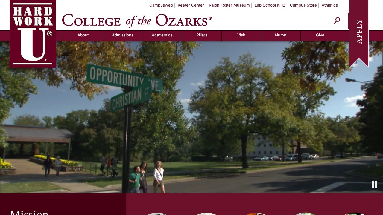 College of the Ozarks campus