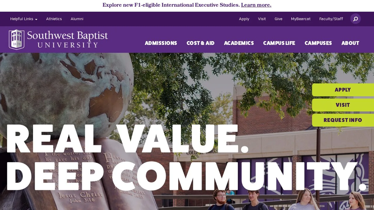 Southwest Baptist University campus