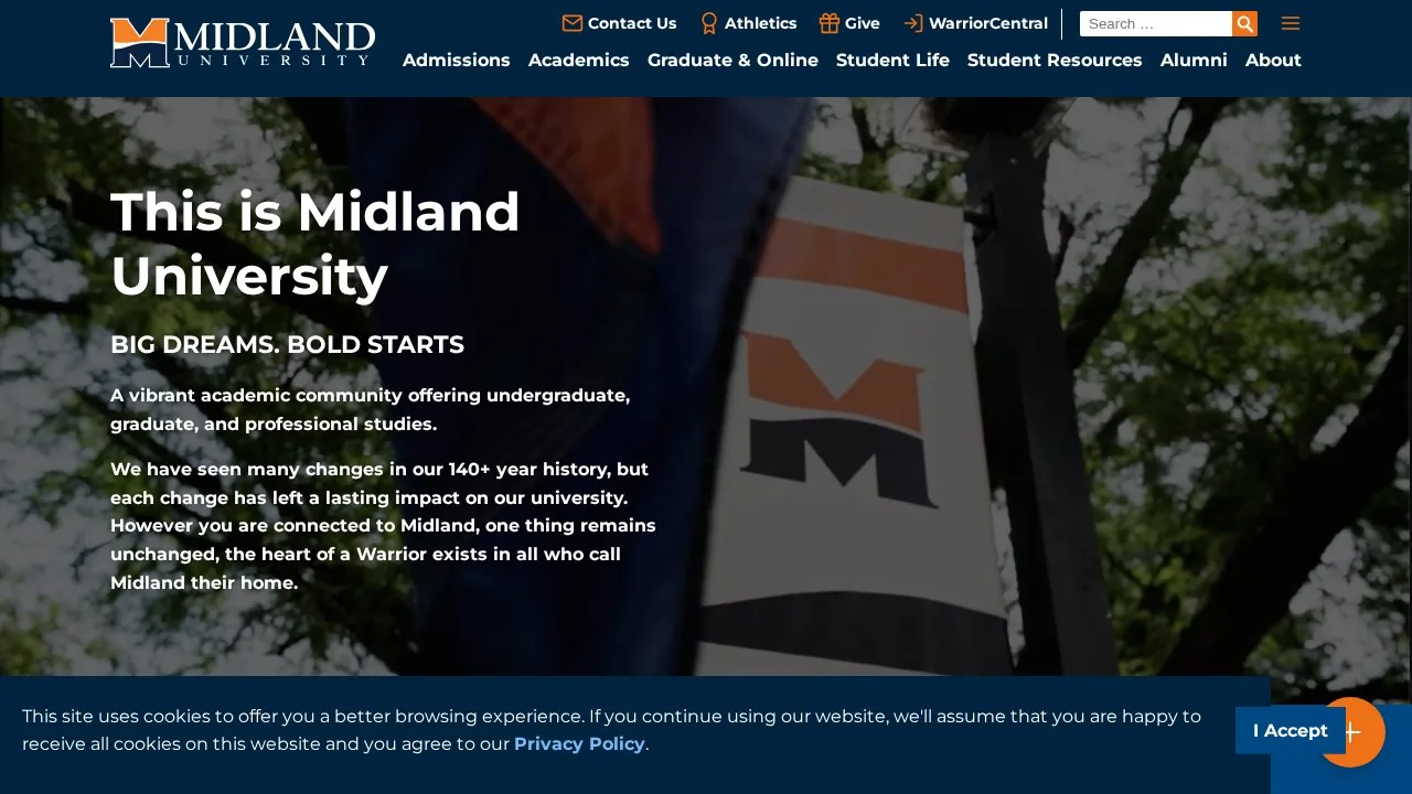 Midland University campus
