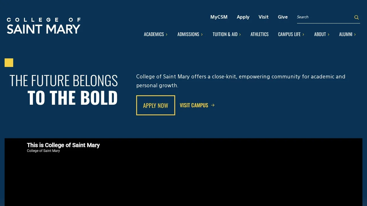 College of Saint Mary campus